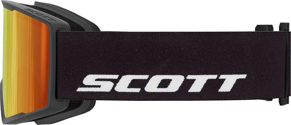 Trace Pro Red Chrome - Ski Goggle Black