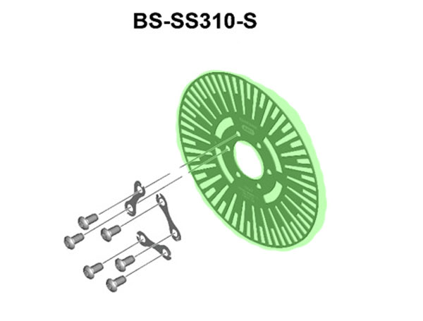 BS-SS310-S Disco sensor de 6 agujeros para sensor de velocidad ABS de Bosch