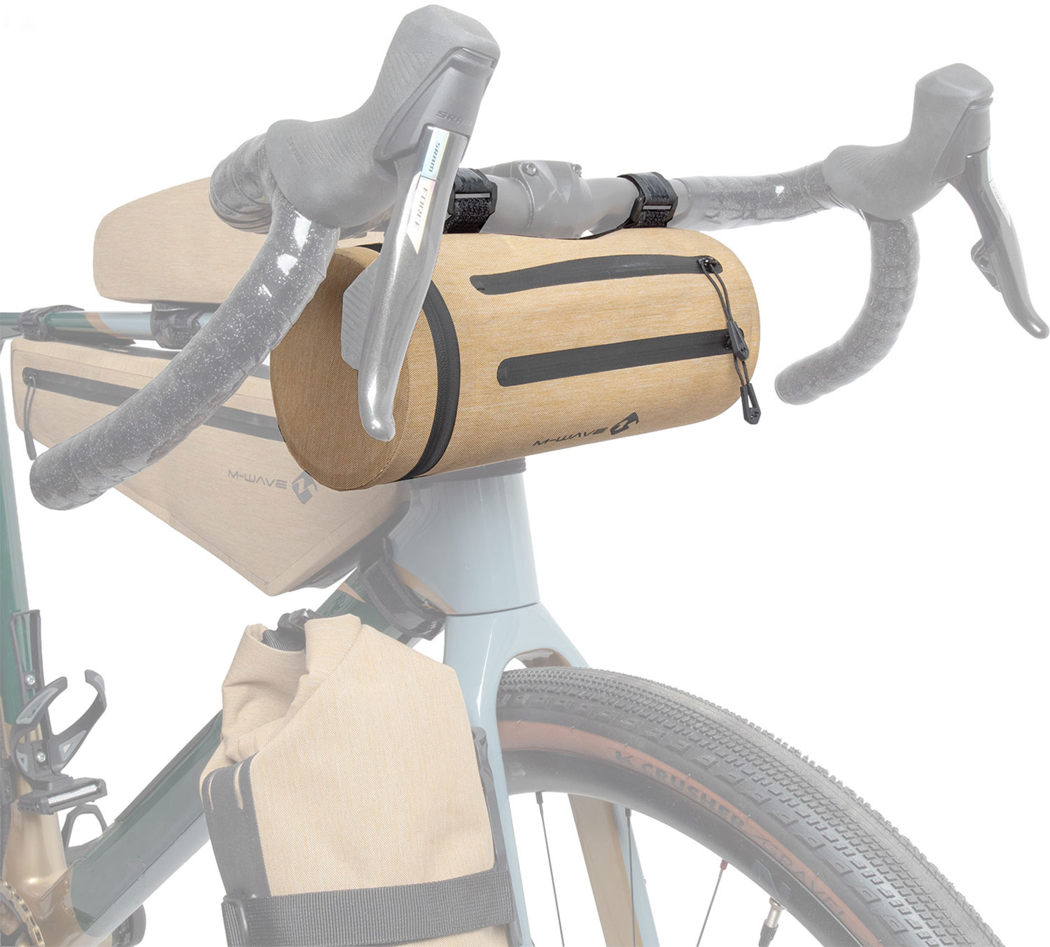 Rough Ride II Front S Lenkertasche beige