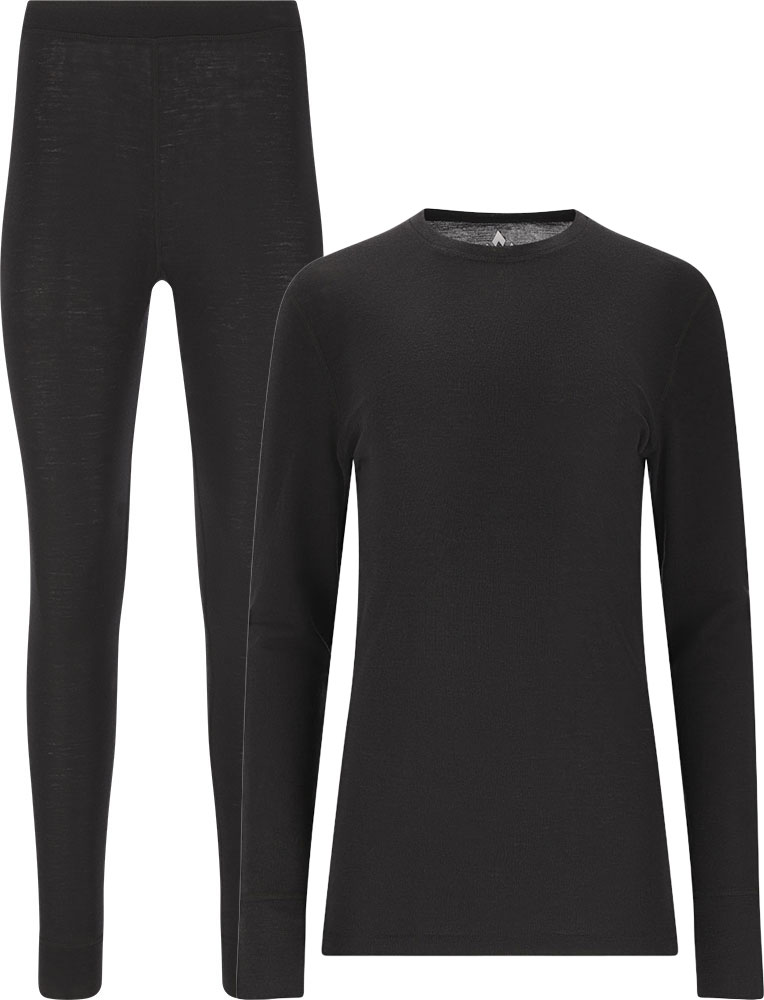 Cerro Merino - Ensemble de sous-vêtements techniques pour femme, noir