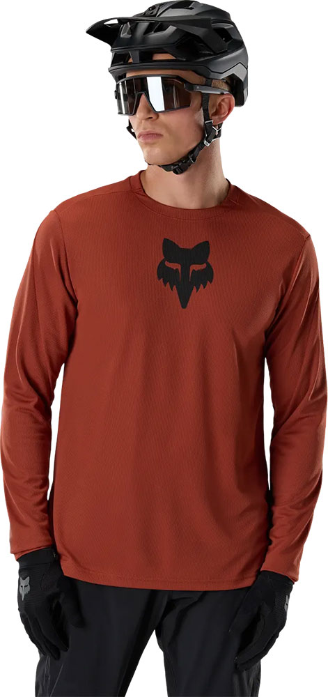 Ranger Fox Head - MTB Langarmtrikot Amber Scarlet
