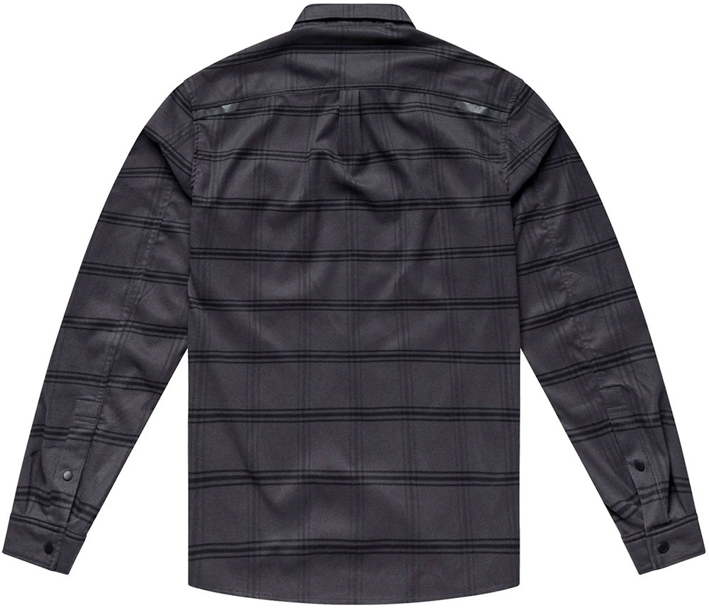Ruckus Ride YD Plaid - Camisa de franela en color carbón