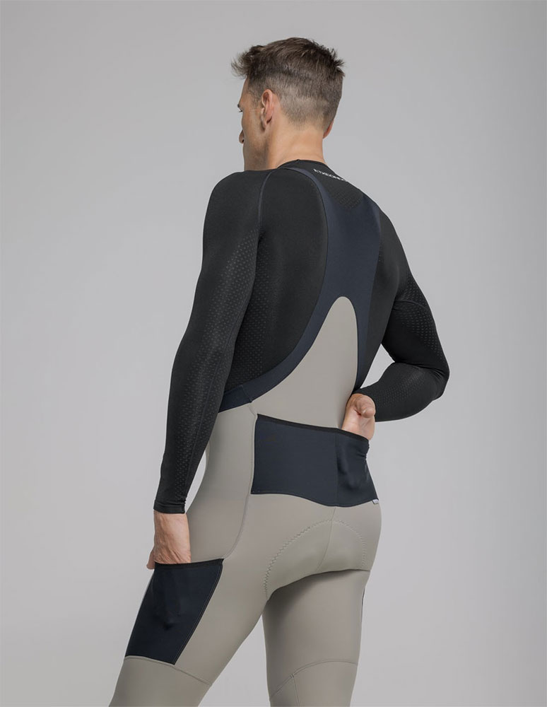 Exo Thermo Cargo - Pantaloncini da ciclismo con fondello, color taupe