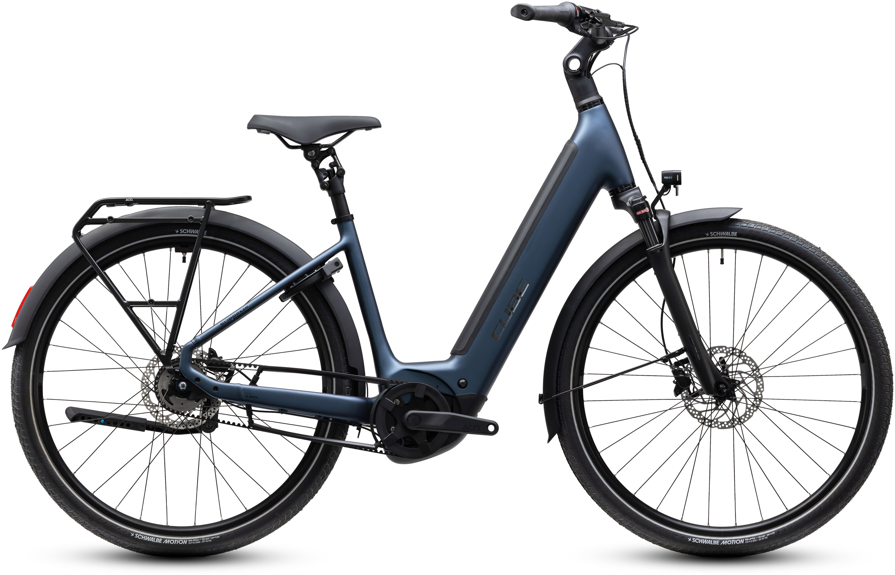 Supreme Hybrid Deluxe ONE 600 azul marino-negro-negro, de fácil acceso