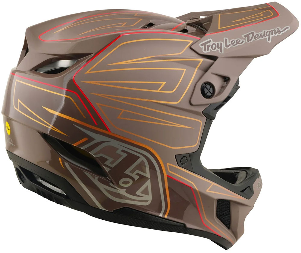 D4 Polyacrylite Shadow Pro - Fullface Helm Timber