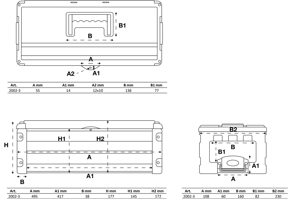 bgs technic 2002-3 20114160 Hartschalen Werkzeugkoffer Aufsatz mit 2 Schubladen 8.jpg