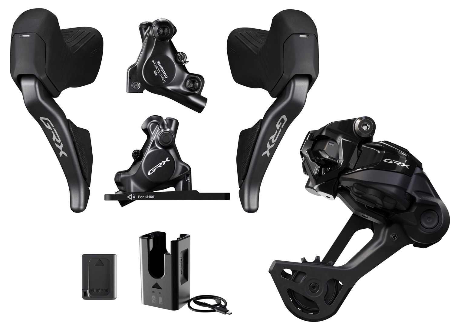 Shmano GRX 1x12 DSC Brake FC-RX610 ST-RX820-LA RX822 CS 11-45T Shmano GRX 1x12 DSC Brake FC-RX610 ST-RX820-LA RX822 CS 11-45T