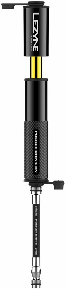 Lezyne CNC Pocket Drive Pro HV – Mini-Pumpe, 90 PSI, 14,4 Cm, Für MTB & Gravel, Mit ABS-Schlauch Lezyne CNC Pocket Drive Pro HV – Mini-Pumpe, 90 PSI, 14,4 Cm, Für MTB & Gravel, Mit ABS-Schlauch