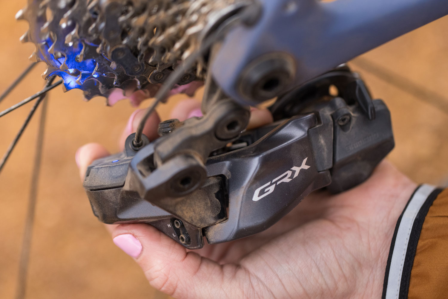 Dérailleur Arrière Shimano GRX Di2 RD-RX825 - 12 Vitesses - Gravel/Cyclocross - Occasion