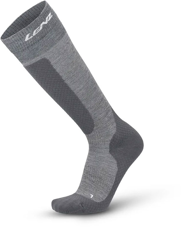 Think About Merino Winter 2 - Chaussettes de ski grises