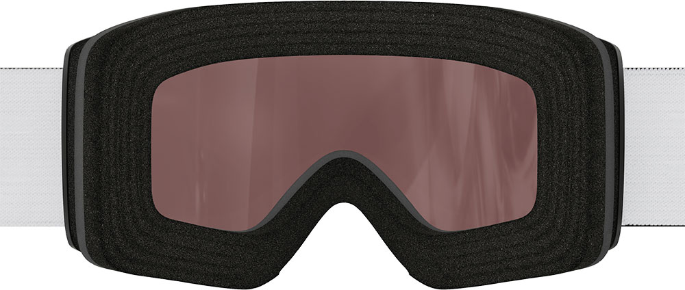 Trace Pro Red Chrome - Ski Goggle Black