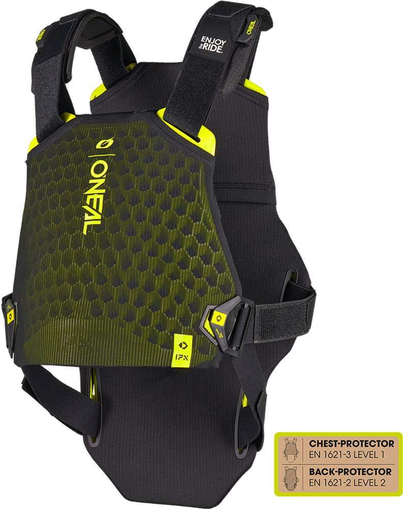 Dirt FLX - Protezione per il torace, nero