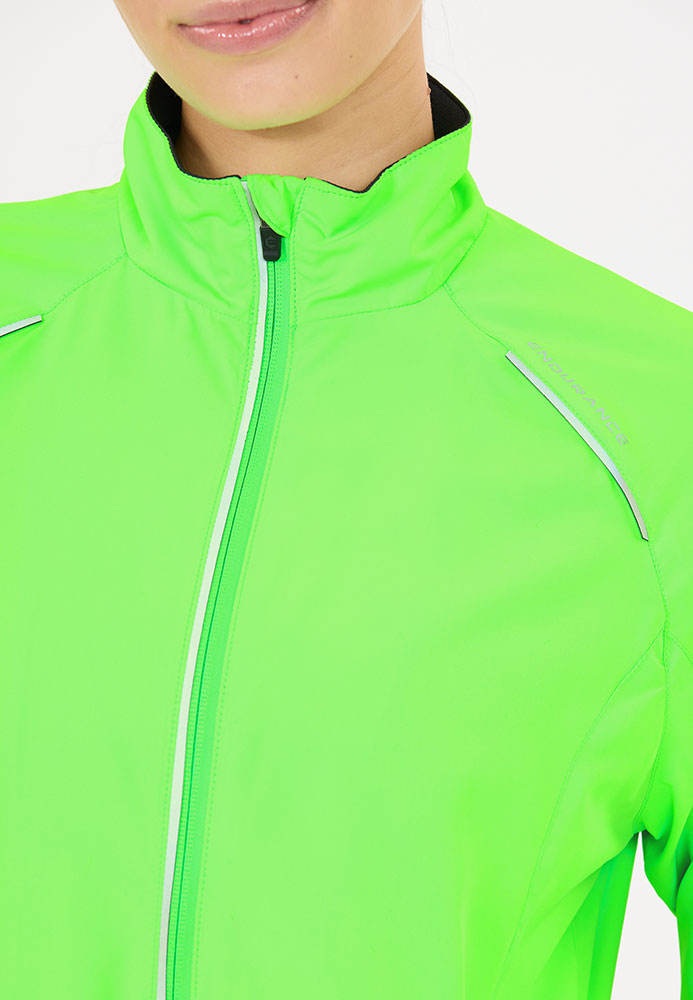 Cully V2 - Chaqueta de mujer en color verde seguridad
