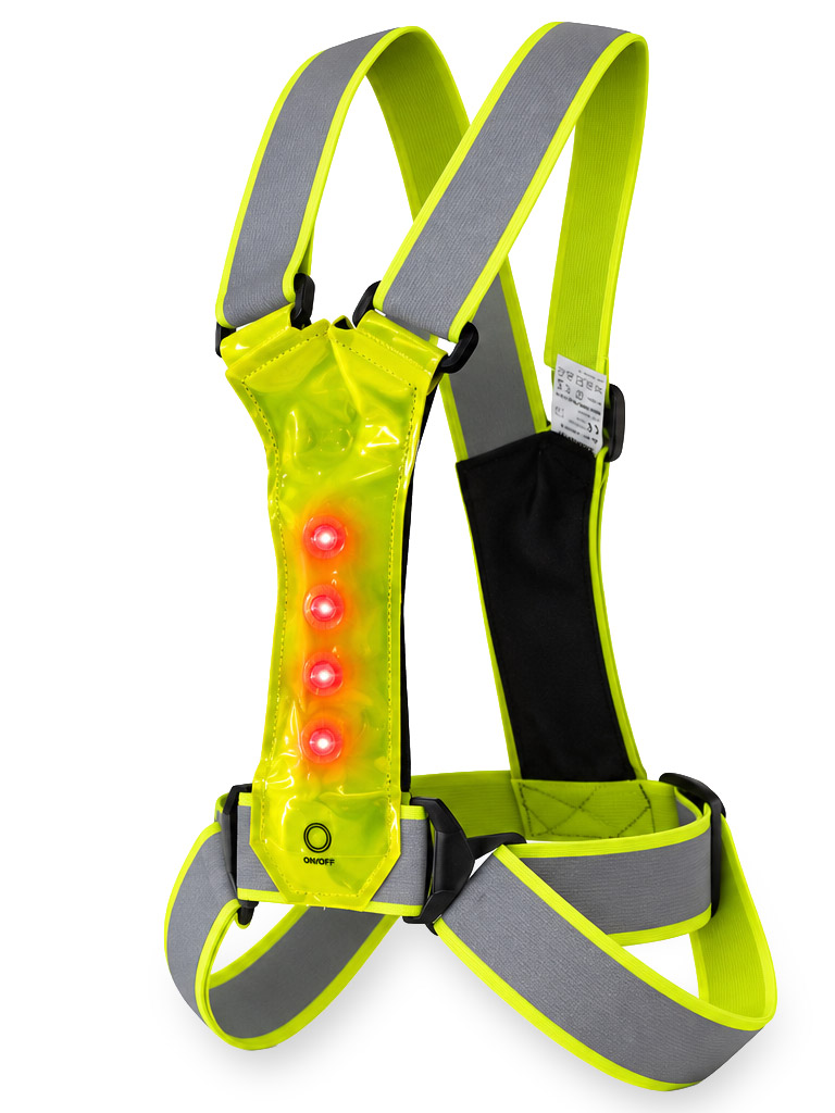 Reflective Cross Belt - Gilet di sicurezza giallo sicurezza