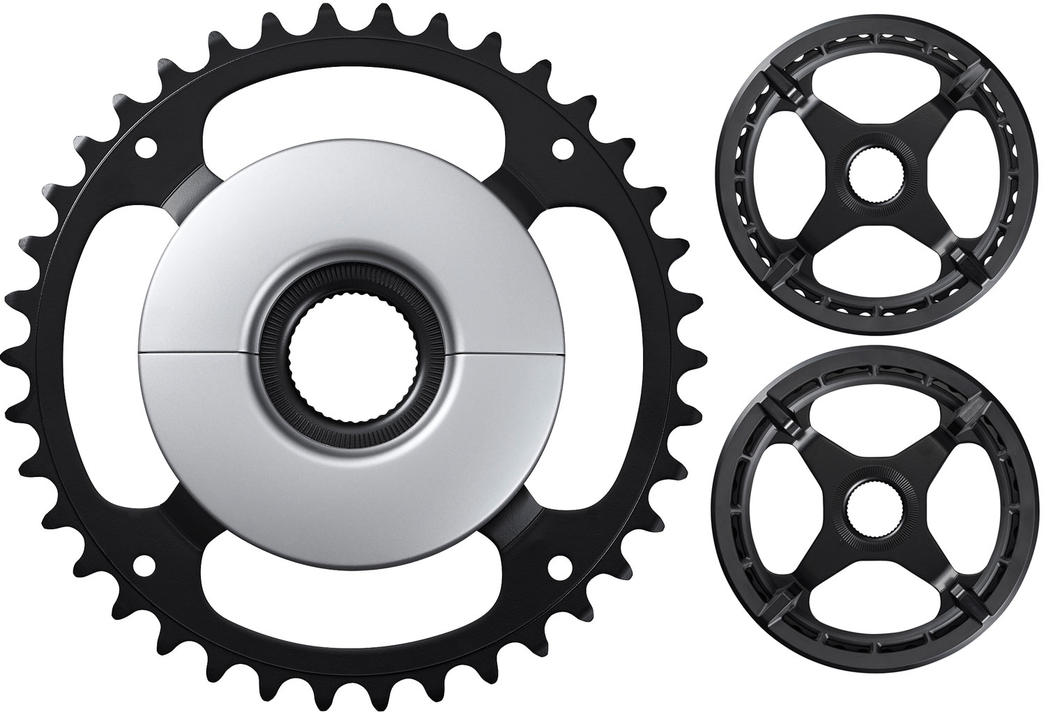 Plateau BMX SE Bikes – 39 Dents – Acier Blanc – Avec Adaptateur 1/8 – Neuf
