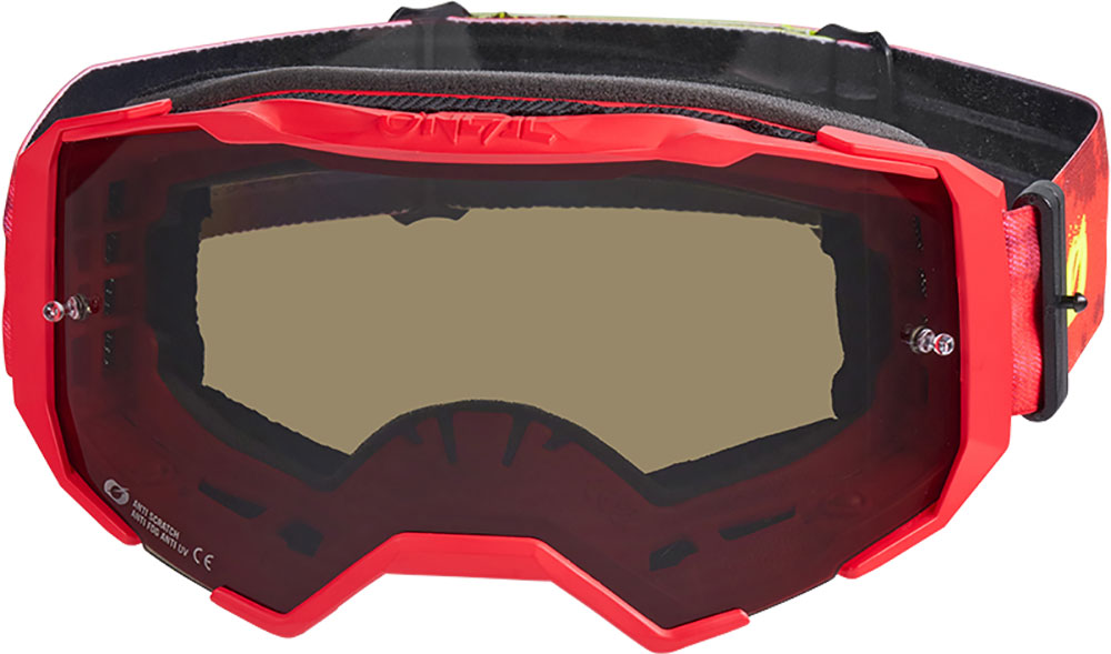 B-22 Paint - Rosso Goggle/Giallo neon