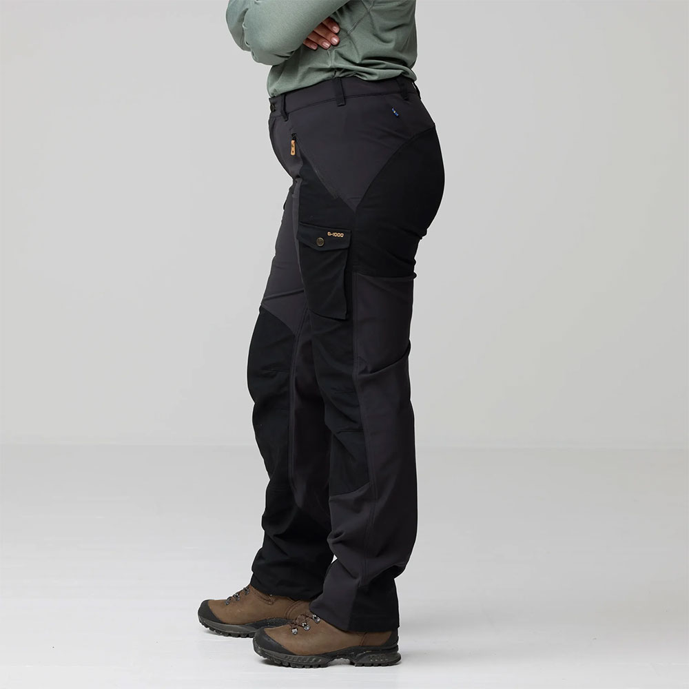 Nikka Curved - Pantalon pour femme bleu marine foncé