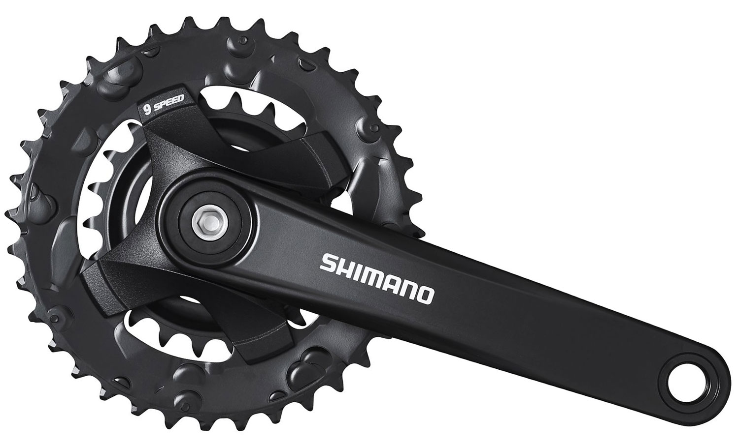 SECOND-HAND / FC-MT101 2x9-speed square-shaped crankset 36/22 