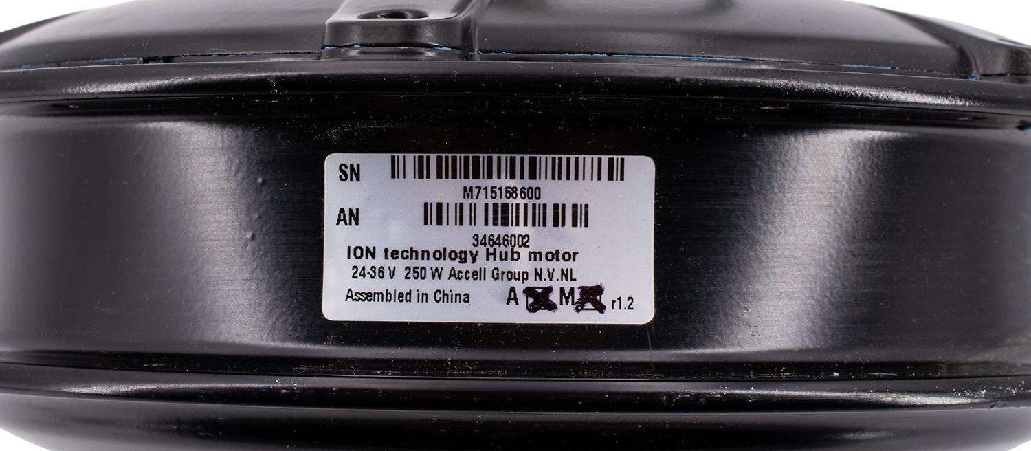 XHP Rear Hub Motor 250 W 24/36V 36 hole black