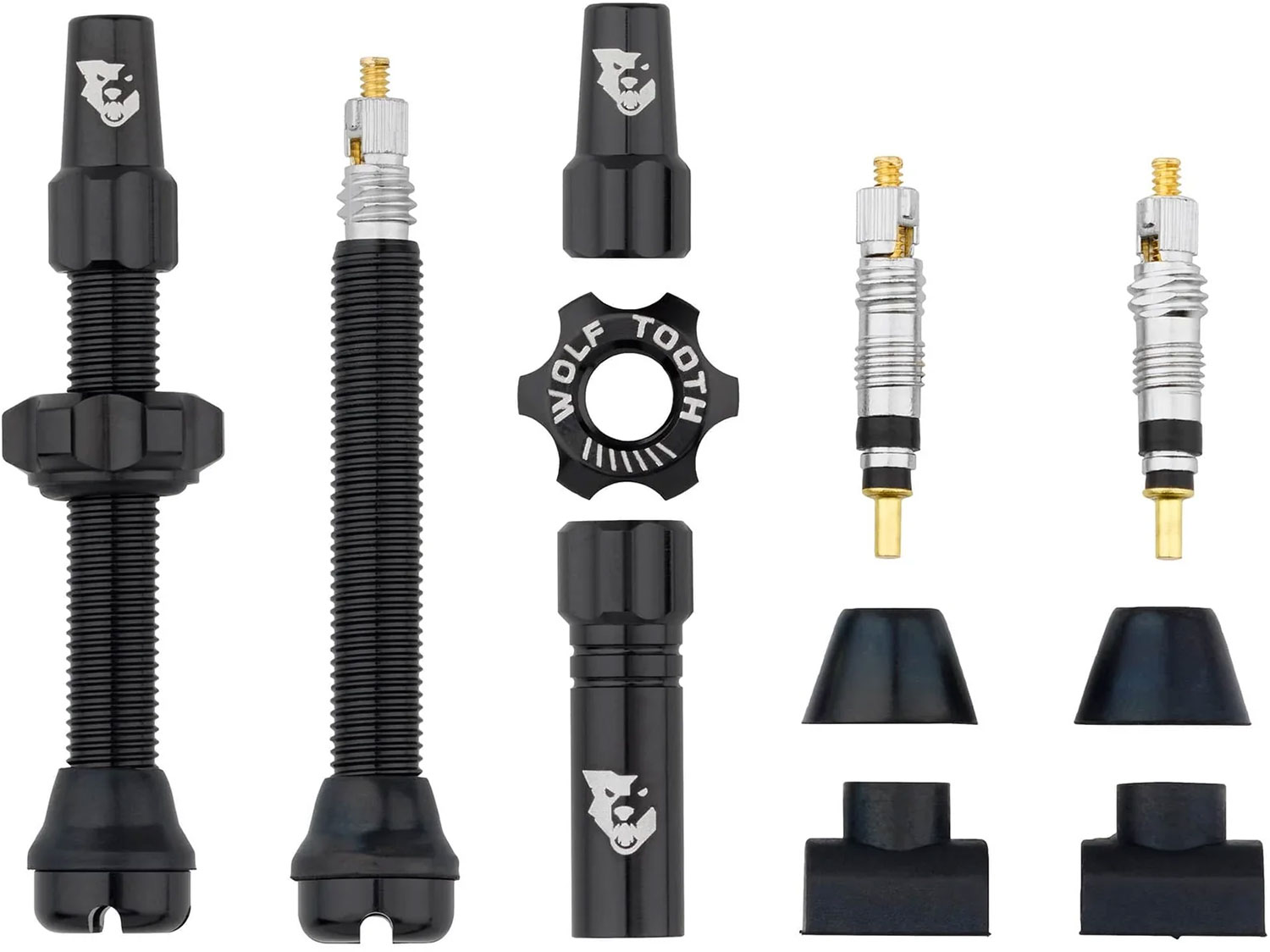 Válvulas Presta para neumáticos sin cámara, 44 mm, 2 unidades.