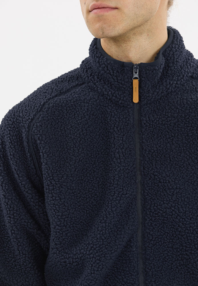 Pioner Teddy - Fleecejacke Navy Blazer