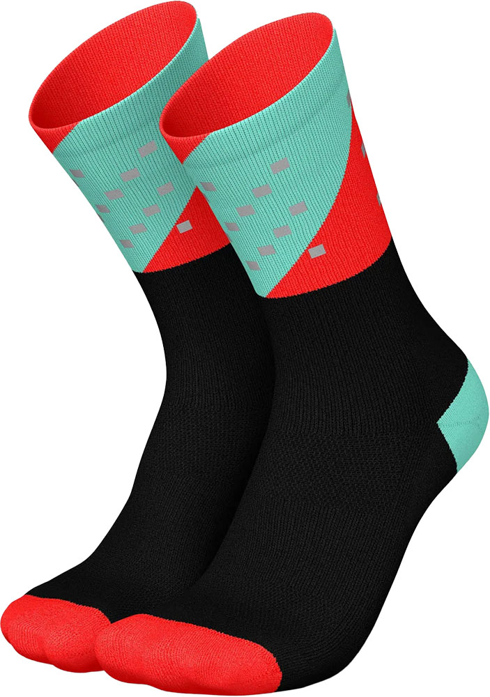High-Viz V4 - Socken Aqua Inferno