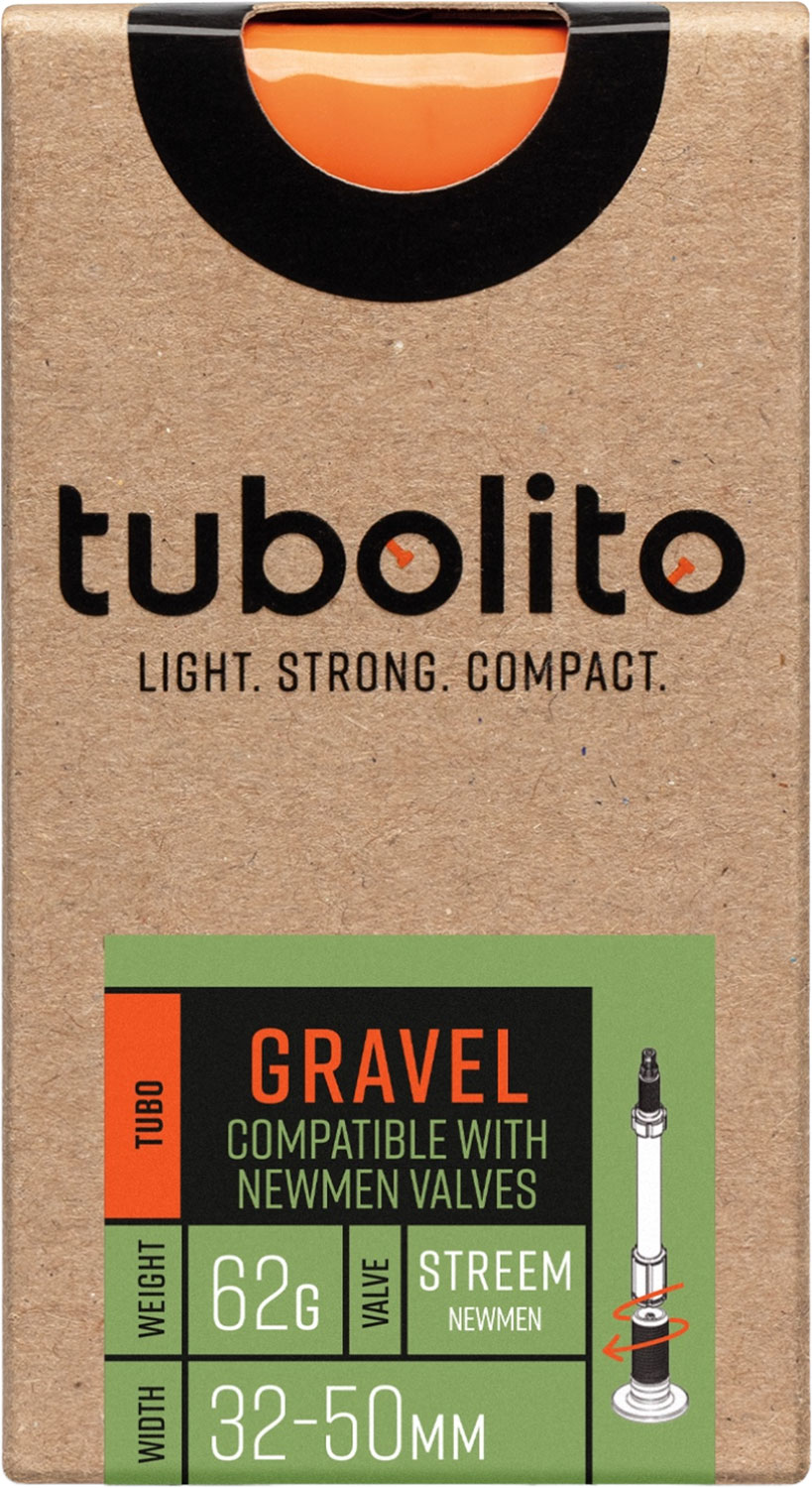 Camera d'aria Tubo Gravel Newmen in TPU con tecnologia delle valvole Streem