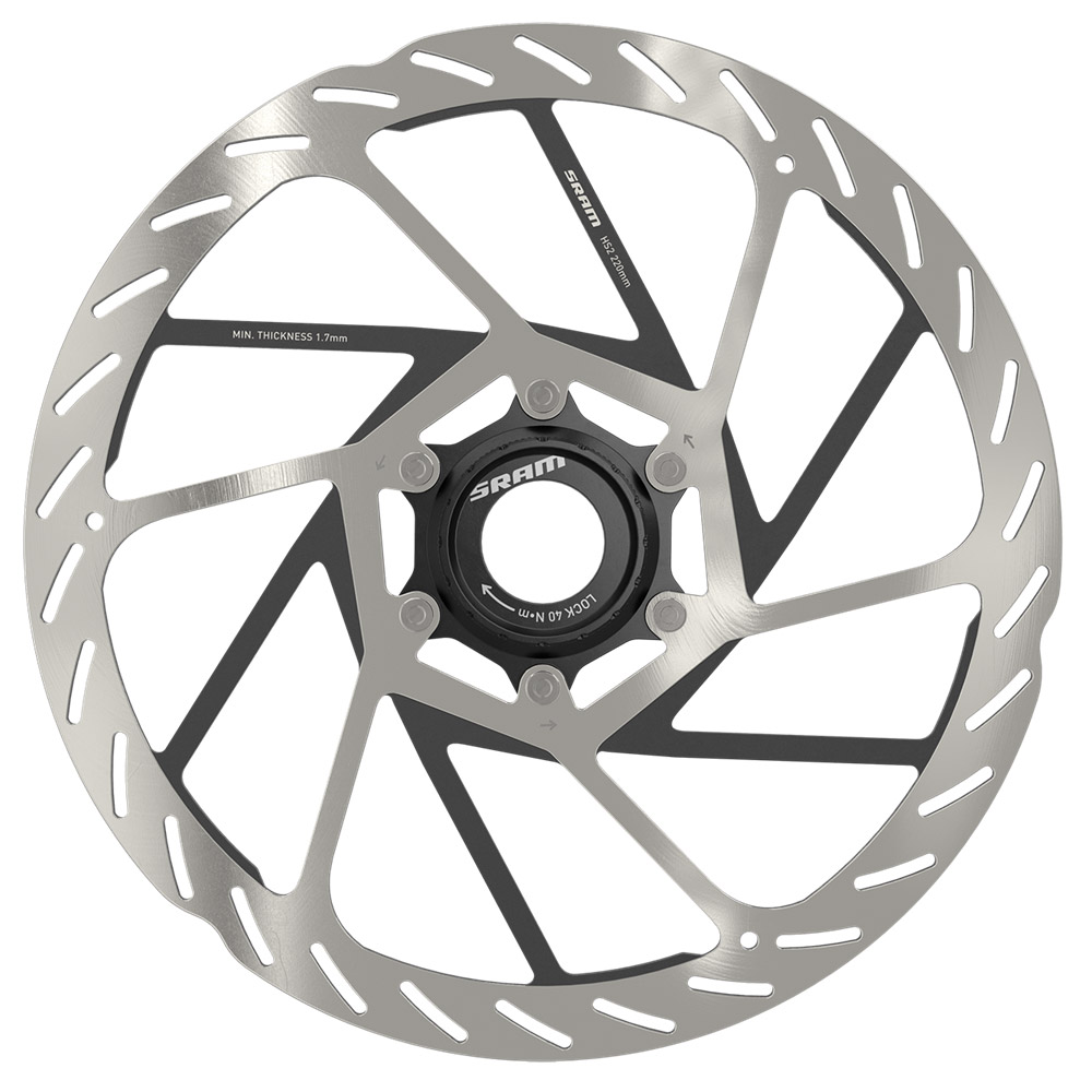 Rotore Freno SRAM In Acciaio A 6 Bulloni, Per Strada O MTB, Colore Argento, Singolo - Foto 1