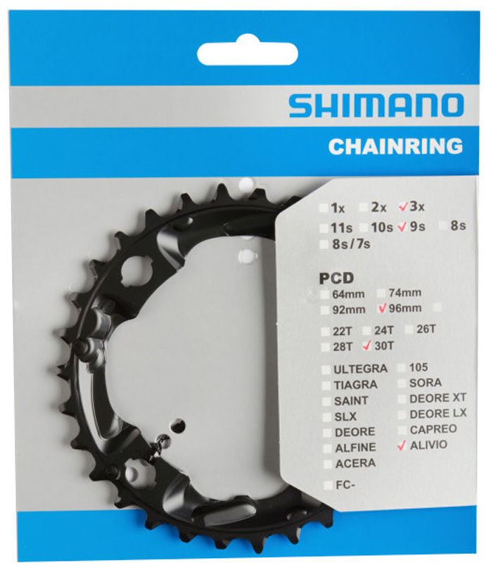 Shimano ALIVIO 9-speed Chainring for FC-M4000/M4050 9-speed | Bike