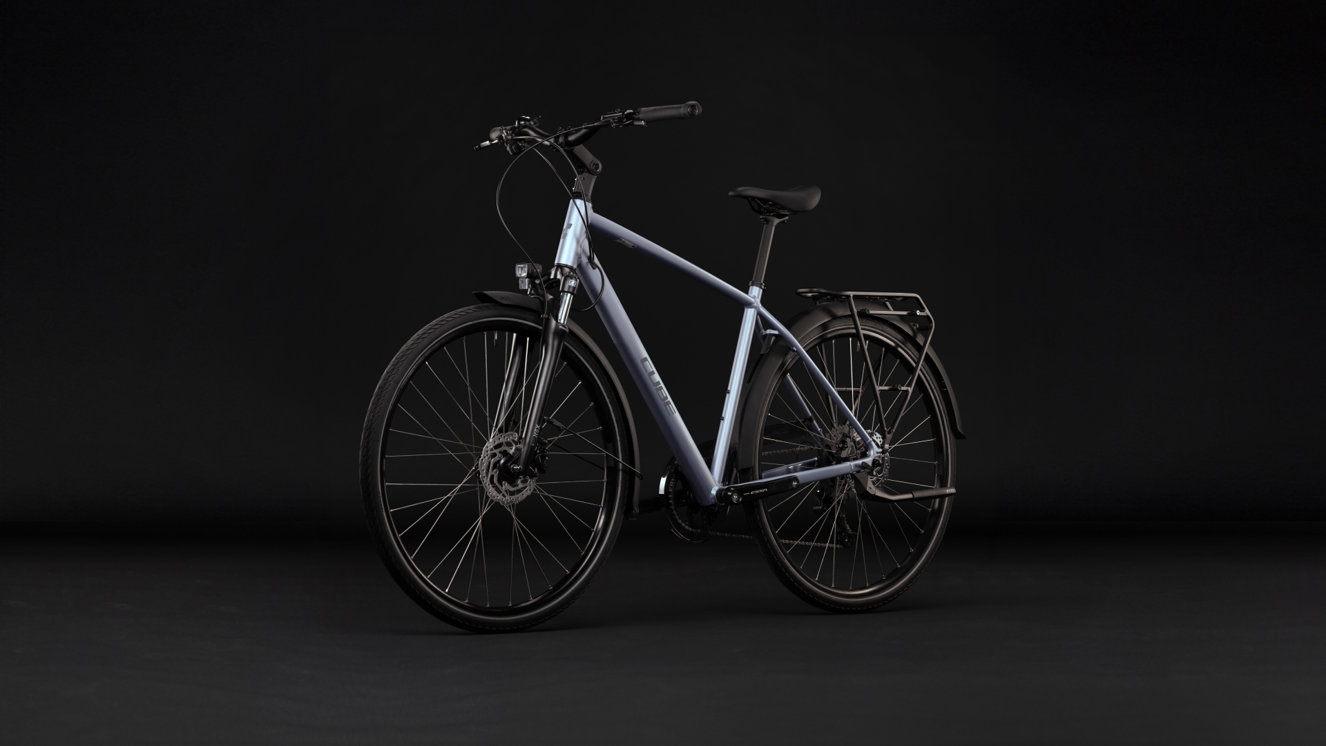 Touring ONE silver-blue and reflective