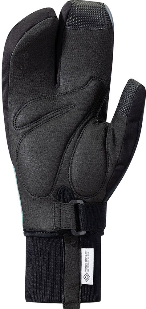 Villach 3 Lobster - Fahrradhandschuhe Black/Silver Pine