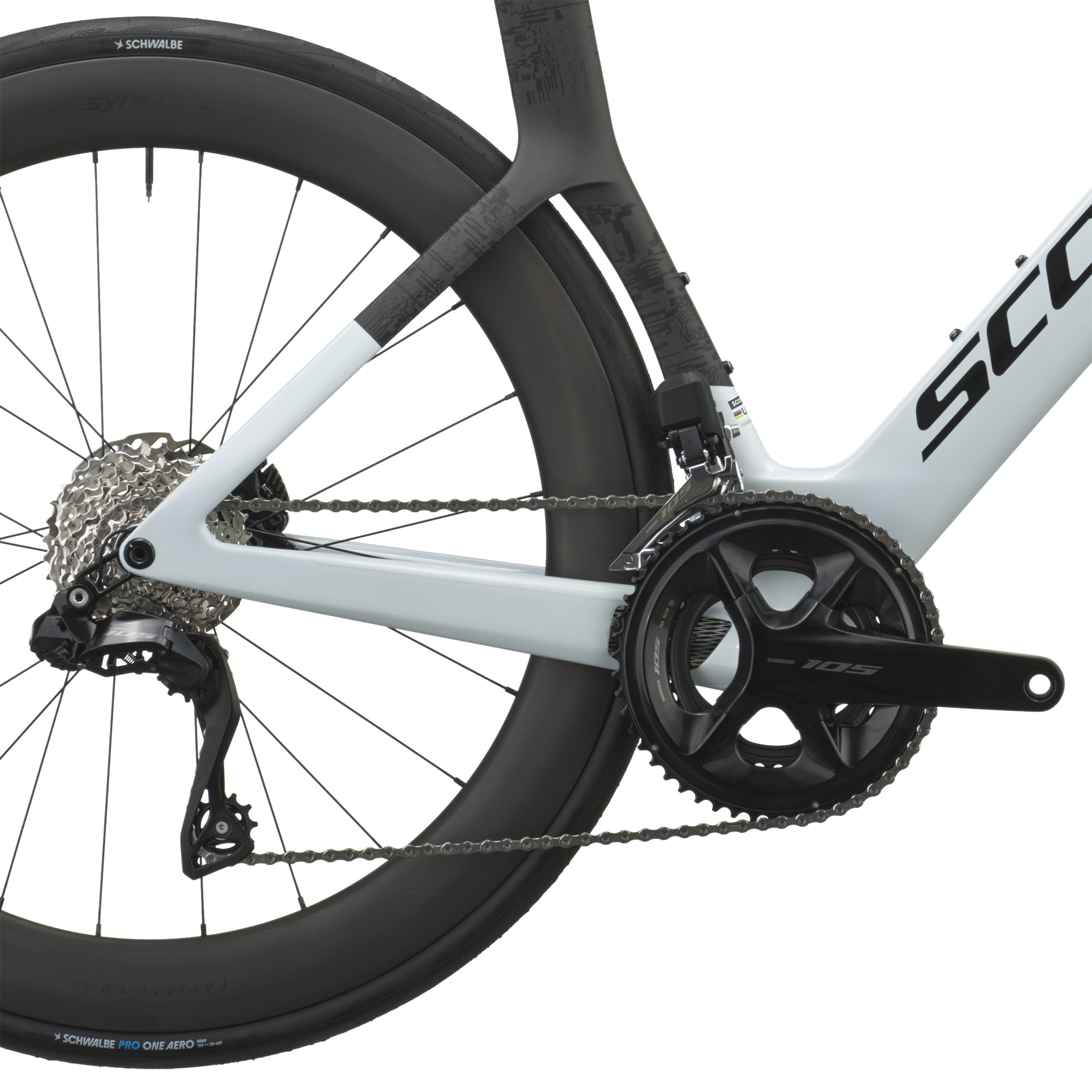 Foil RC 20 Cumulus blanc Carbon Black