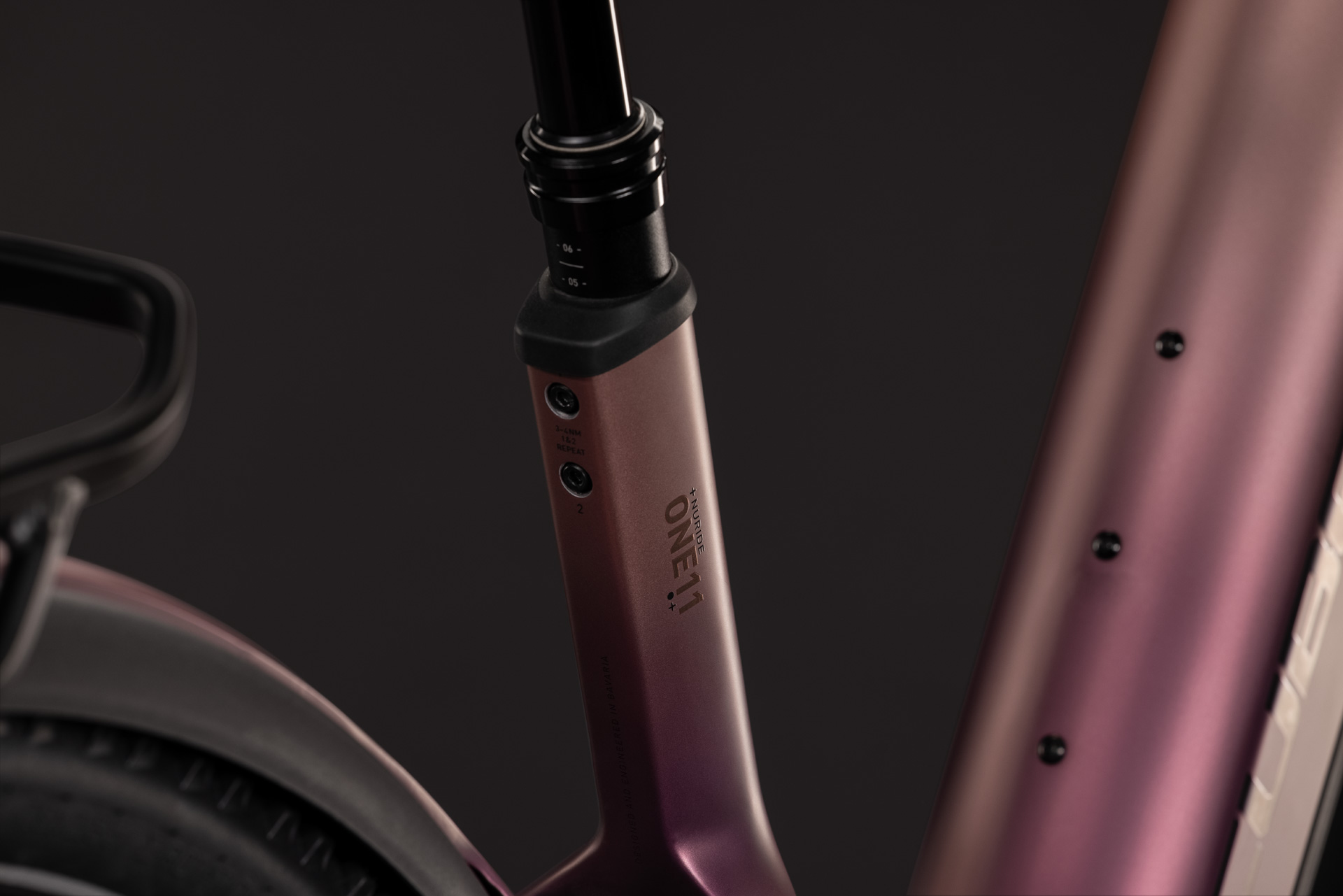 Nuride Hybrid ONE11 HPC SLX 800 mauve´n´black Easy Entry