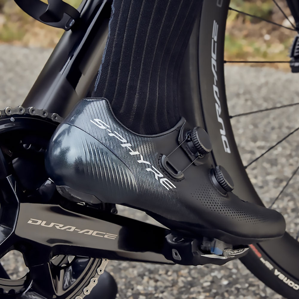 Shimano SH-RC903 S-PHYRE black - Road bike shoes wide Road Shoes