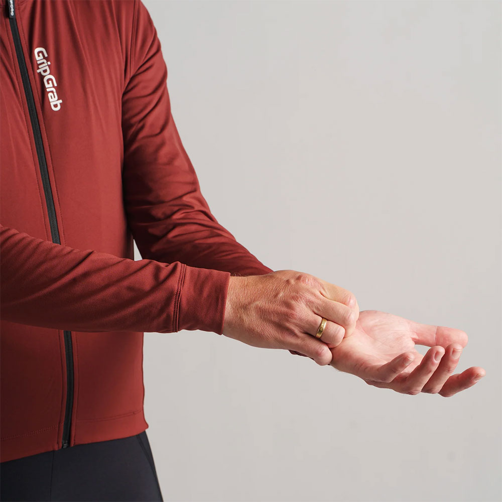 Ride Thermal - Langarmtrikot Dark Red