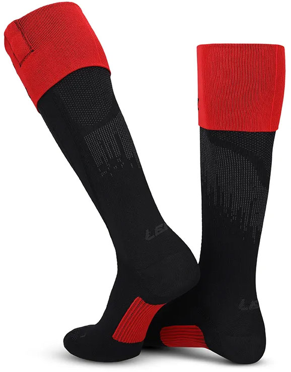 Heat sock 7.1 Toe Cap Compression – skarpety z ogrzewaniem, czarne/czerwone