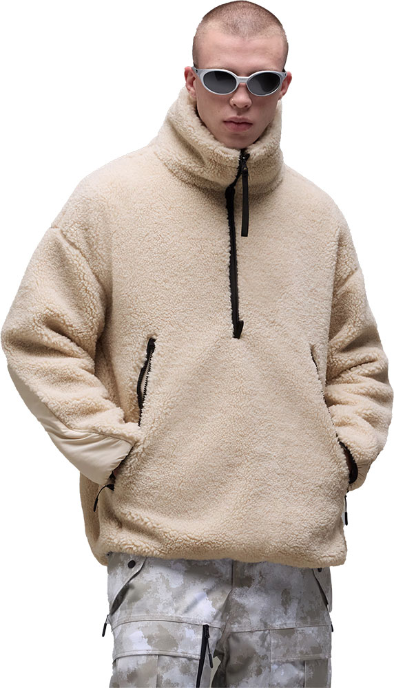 Snowdrift Qtr Zip Sherpa - Fleecepullover Mist