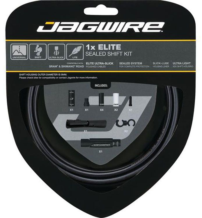 Kit Câbles De Frein Jagwire Universel – Pour BMX, VTT, Vélo Route – 10 Couleurs