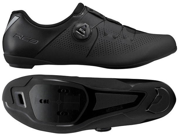 B-WARE / SH-RC302 Schwarz - Rennradschuhe breit 44