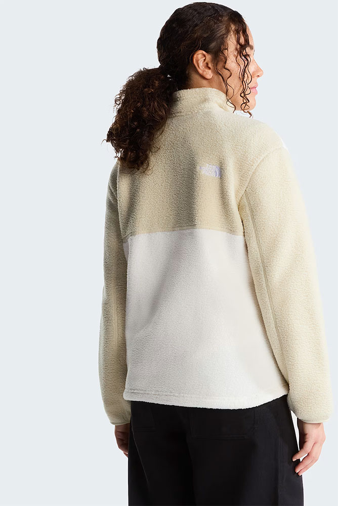 Yumiori Full Zip - Veste polaire pour femme, couleur White Dune