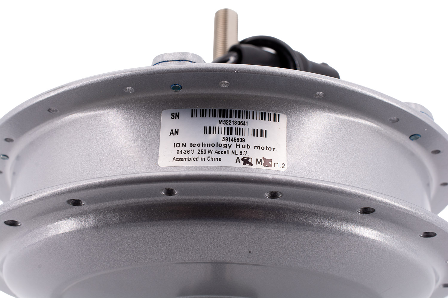 250 W 24/36V motor de buje trasero 36 agujeros plata TOP-DEAL