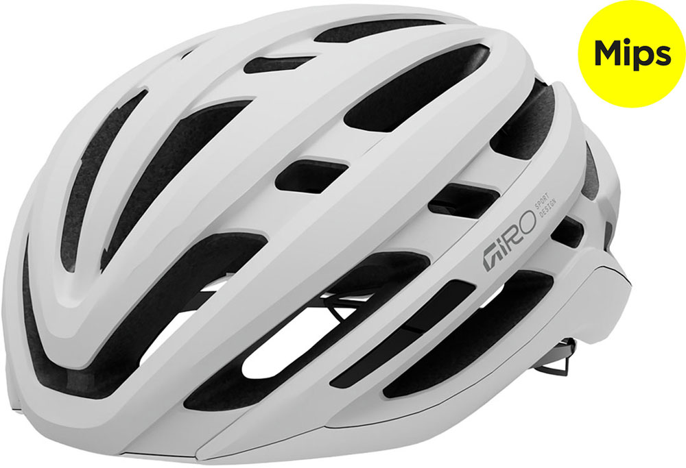 Agilis Mips Matte White - Road Bike Helmet