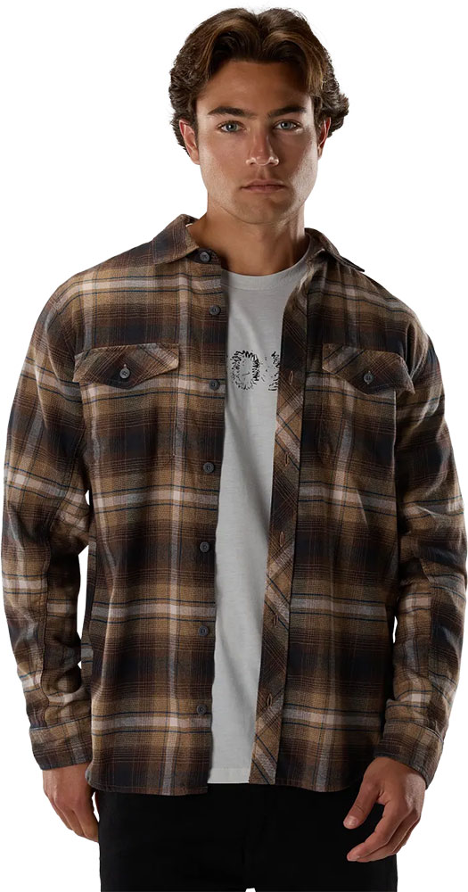 Survivalist Stretch - Camicia di flanella Burn Sugar