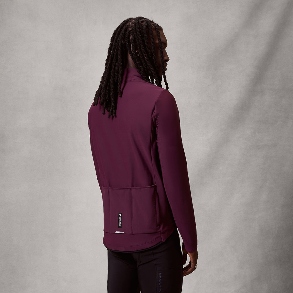Loop Ride – MTB Long-Sleeved Jersey Black Cherry
