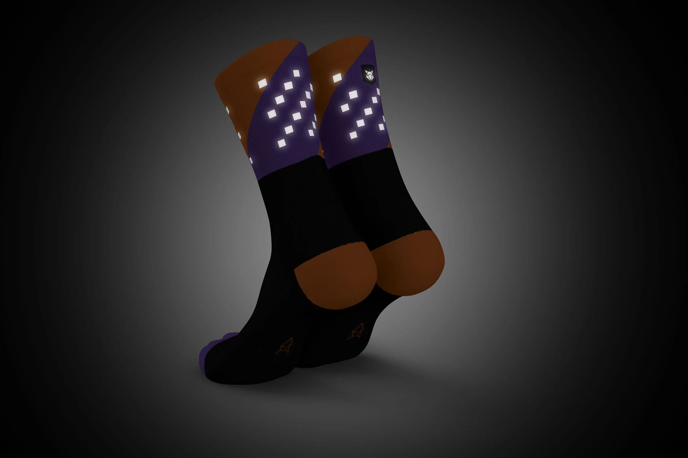 High-Viz V4 - Socken Orange Purple