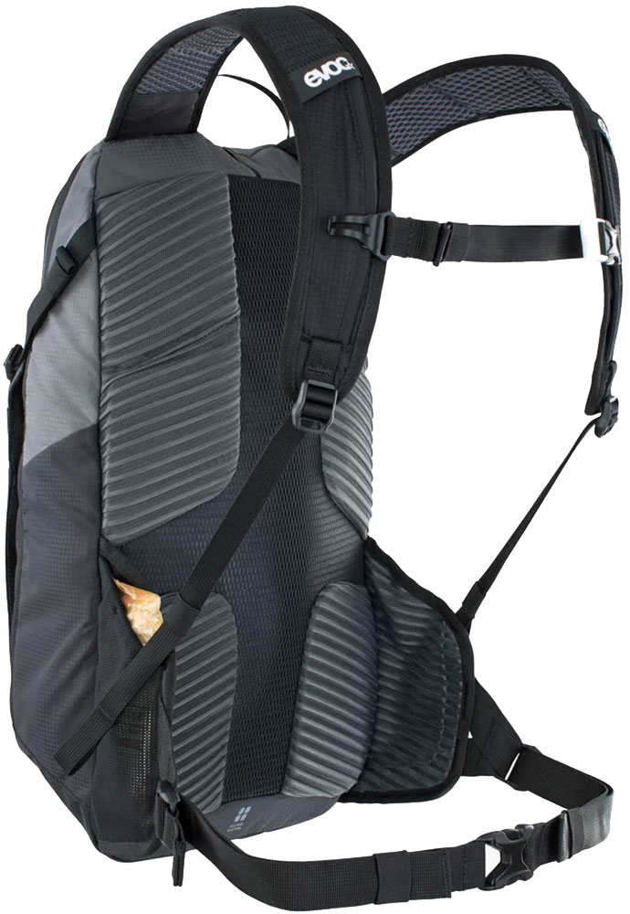 Ride 12 + bukłak na wodę 2 – plecak w kolorze Carbon Grey Black
