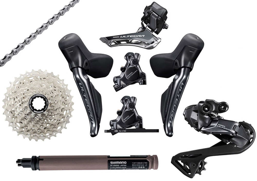Shimano ULTEGRA Di2 R8170 2x12-speed Upgrade Kit Disc Groups