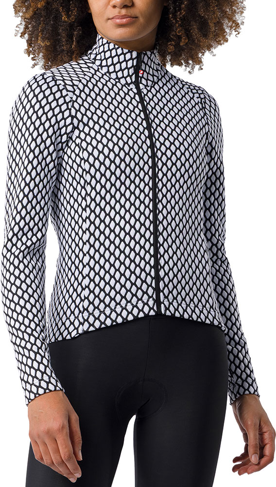 Ventra Thermal - Maillot à manches longues pour femme, noir/blanc