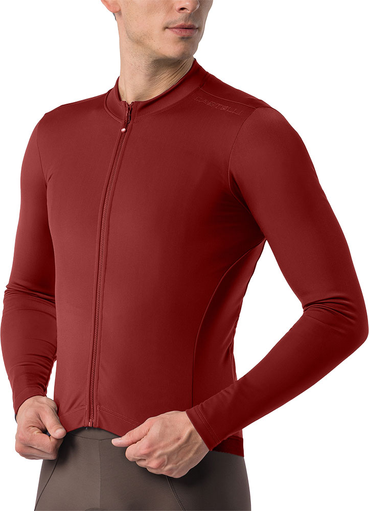 Espresso Thermal 2 - Langarmtrikot Garnet