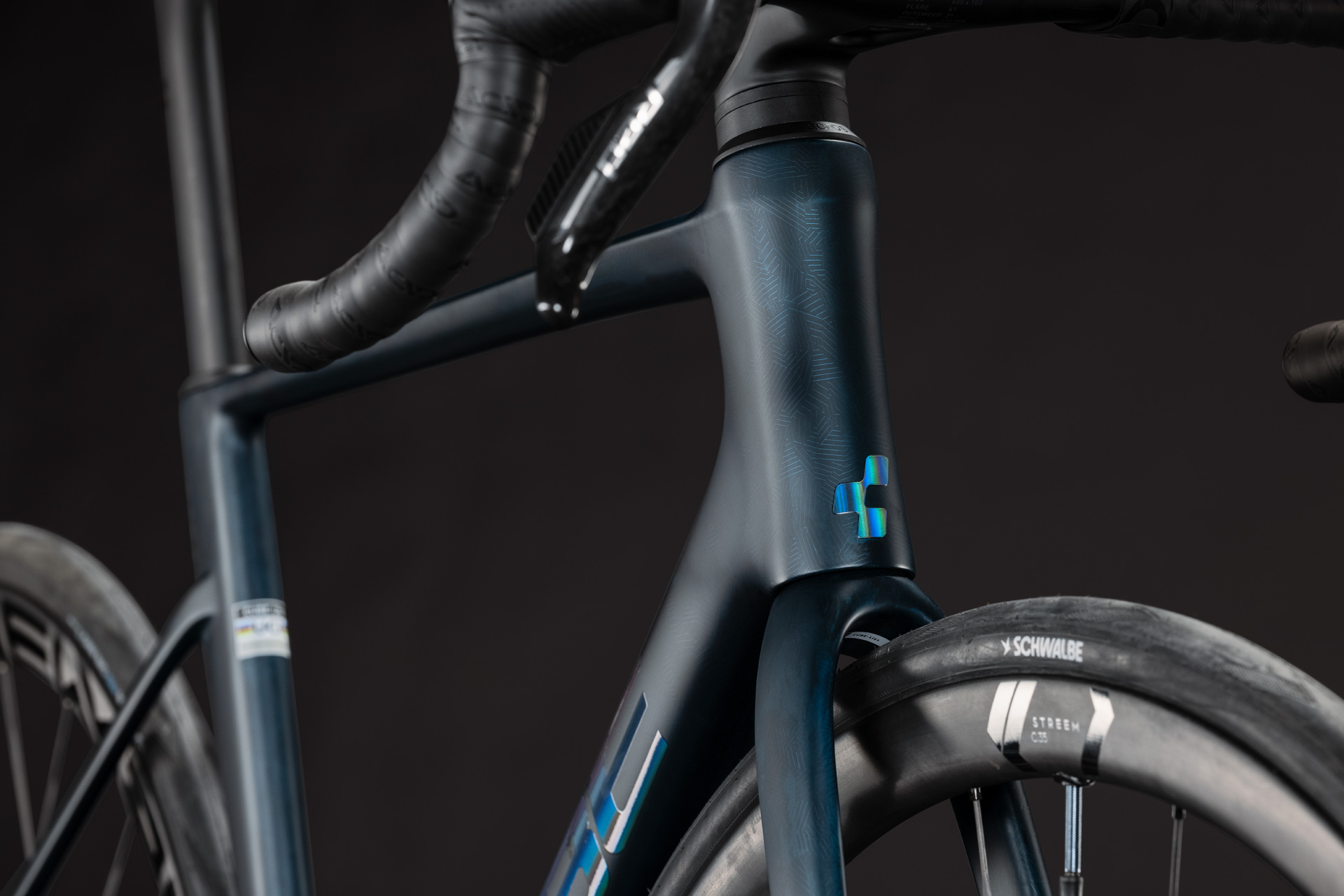 Litening AIR C:68X SLX liquidblue´n´crisscross